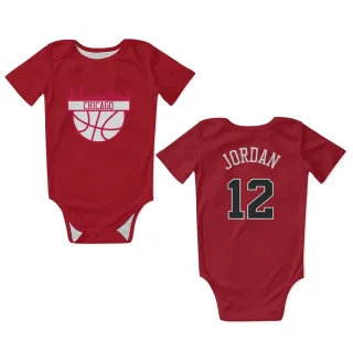 Chicago Bulls Michael Jordan Red  Newborn & Infant Bodysuit