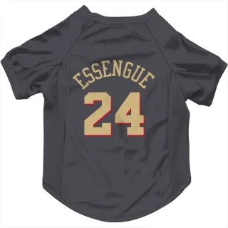Chicago Bulls Noa Essengue Gray  Dog & Cat Pet Jersey
