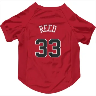 Chicago Bulls Willie Reed Red  Dog & Cat Pet Jersey